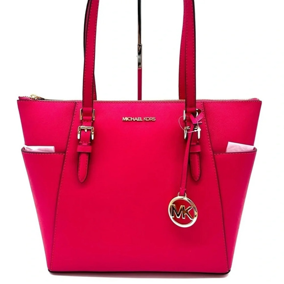 Michael Kors Handbags - Michael Kors Large Charlotte Tote Bag
Electric Pink